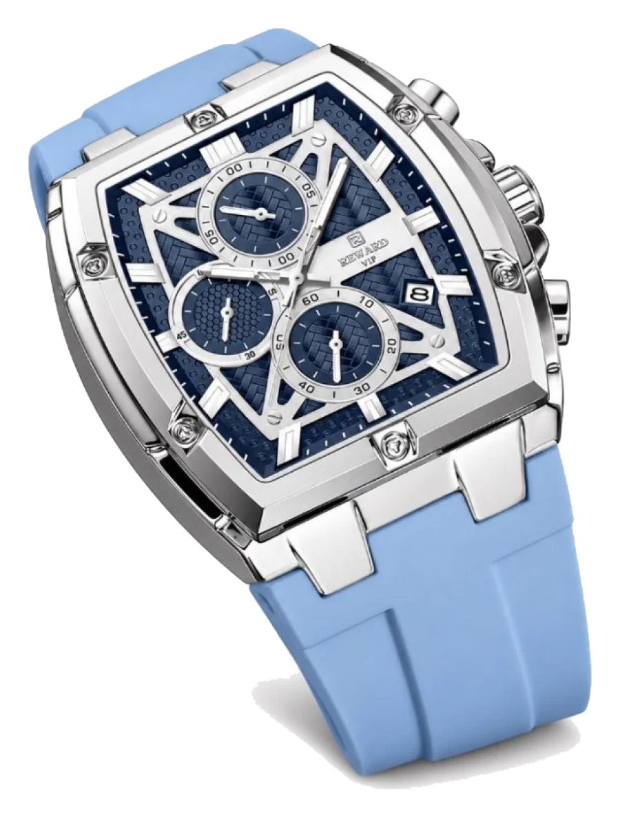 Men's Chronograph Watch with Blue Strap